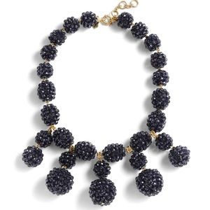 ⚓️SALE ⚓️J.CREW , Candy Ball Necklace, BlackBerry
